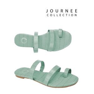 Women's Journee Collection Daiya Slide Sandals
